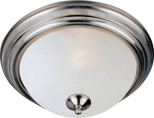 Maxim 5840 Nickel Essentials 11"W 1-Light Ceiling Light - Picture 1 of 2