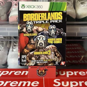 Borderlands Triple Pack Completo (Microsoft Xbox 360, 2015) - Foto 1 di 3