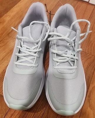 Zapatillas deportivas Athletic Works para mujer 11 gris malla con cordones RunniNG zapatos activos Foto 1 de 4