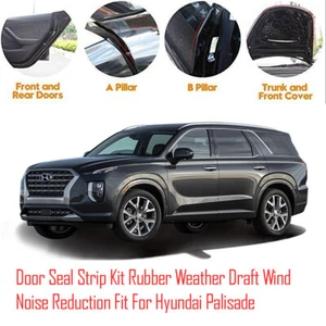 Door Seal Strip Rubber Weather Draft Wind Noise Reduction For Hyundai Palisade - Bild 1 von 12