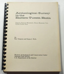 Archäologische Untersuchung im östlichen Tucson-Becken Vol. I 1983 Simpson Archäologie - Bild 1 von 6