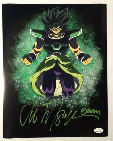 Vic Mignogna Signed Autographed 11x14 Photo Dragon Ball Z Super Broly JSA COA 9 Cover