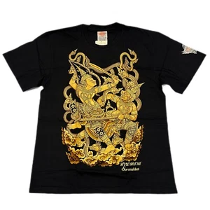 Rock Eagle Thai Art on T-Shirt - Ramayana Ramakien - Extra Large - Picture 1 of 7