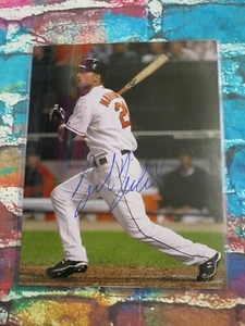 Nick Markakis Baltimore Orioles Signed 11x14 Photo LOM COA (PH5378) - Picture 1 of 2