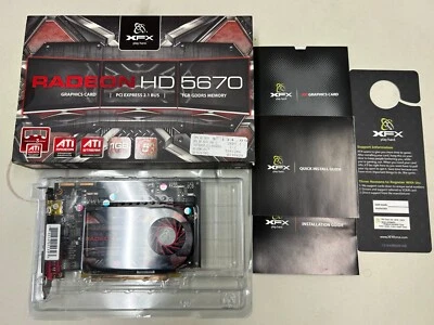 【TESTED】 XFX ATI Radeon HD 5670 1GB GDDR5 SDRAM PCI Express x16 with box - Image 1 of 4