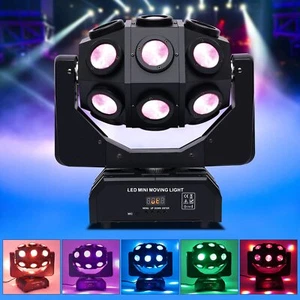 U`King 180W 18 LED Beam Moving Head DMX Strobe Stage Light Disco Spot Event Show - Picture 1 of 13