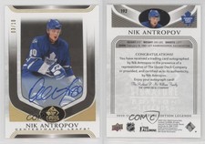 2020-21 Upper Deck SP Signature Edition Legends Black /10 Nik Antropov #192 Auto