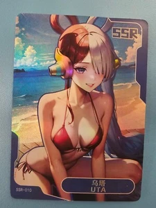 Scheda WAIFU SENPAI GODDESS HAVEN SERIE 4 STORIE CCG anime SSR SSR-010 UTA - Foto 1 di 2