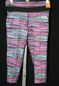 103X01 Champion P9735 C9 Girls Performance Duo Dry Capri XS (4-5) Multi - Picture 1 of 2