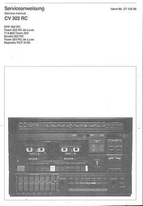 Schneider Original Service Manual für CV 302 RC - Picture 1 of 1