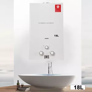 18L 4.8 GPM LPG Propane Gas Tankless Instant Water Boiler Hot Water Heater 36KW - Picture 1 of 38