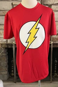 DC Comics das FLASH Logo rot T-Shirt Größe XL Big Bang Dri-Fit Soft & Light A1 - Bild 1 von 8