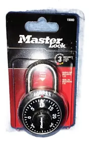 Master Lock Kurzwahl - 1500D Richtwerk - Schwarz/Silber Anti-Shim - Bild 1 von 3