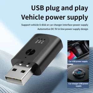 Adaptateur d'émetteur FM 5.3 sans fil pour voiture compatible Bluetooth - Afbeelding 1 van 16