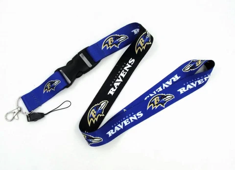 Baltimore Ravens NFL Football LANYARD DETACHABLE BUCKLE KEY CHAIN NEW WIN-CRAFT Cover
