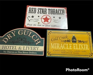 Lotto di 3 PUBBLICITÀ *TABACCO STELLA ROSSA*GULCH SECCO* ELISIR MIRACOLOSO*Effimera - Foto 1 di 1