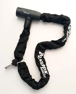 Master Lock 8391BLKEC Hardened Steel Keyed Bike Chain Lock 3ft - Picture 1 of 4