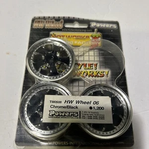 Hot Works Racing Chrome/Black TM0608 HW Wheel 06 Missing One Wheel. A2 - Picture 1 of 5