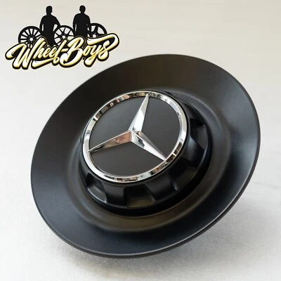 Mercedes Benz C63s E63s CLS63s AMG Dull black center cap wheel hub cover - Image 1 of 4