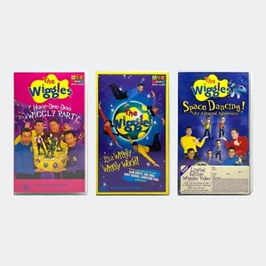 3x Vintage Wiggles VHS Tapes (PAL, ABC Kids) - Original Cast - 2000s Australia - Picture 1 of 24