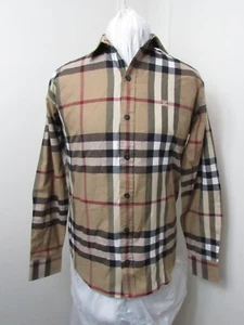Burberry London Hemd Herren Medium Nova Check Karo Beige Langarm Knopfleiste - Bild 1 von 10