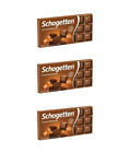 3x Schogetten Originals Caramel Brownie Flavour Milk Chocolate Bar 100g