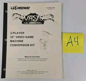 INVASION THE ABDUCTORS - CONVERSION KIT - Arcade Game Manual - MIDWAY - Picture 1 of 2