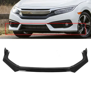 Front Bumper Lip Spoiler Fits 2022-2023 Honda Civic Sedan - Picture 1 of 8