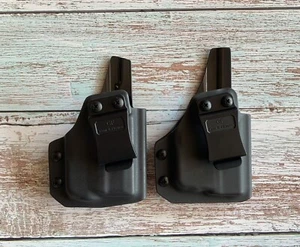 Kydex IWB Holster for Glock43, MP Shield, Hellcat or Sig P365 with TLR-6 - Picture 1 of 23