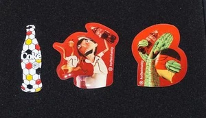 3 rare Coca Cola Pins im Plastikkästchen - Picture 1 of 1