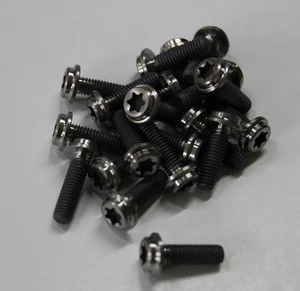 5 x Titan Rennfelgenschrauben / Titanium Rasing Rim Screws Grade 5 M6 x 22* - Bild 1 von 1