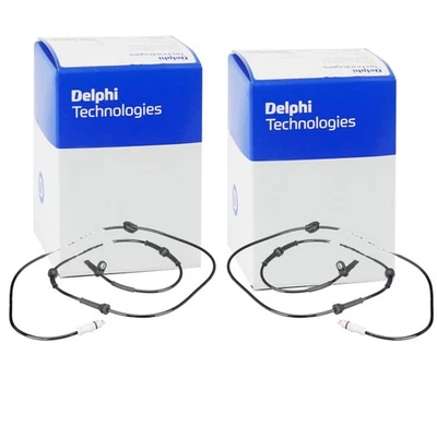 2X DELPHI Sensores De ABS Trasero Adecuado para Fiat Stilo Izquierda + Derecho - Imagen 1 de 4