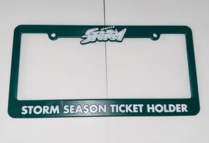 Vintage Unused Seattle Storm Season Ticket Holder Plastic License Plate Frame - Picture 1 of 2