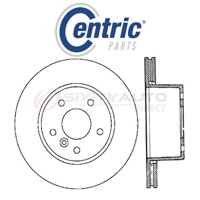 Centric C-TEK Disc Brake Rotor for 1999-2004 Land Rover Discovery 4.0L 4.6L zv Foto 1 de 4