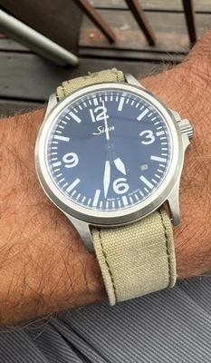 Sinn 556A Automatic – Black Dial – 2 Straps – Mint Condition – 2024 - image 1 of 4