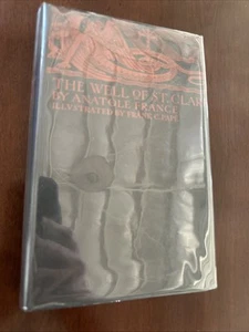 The well of Saint Clare by Anatole France HC DJ 1928 Great Britain Illust. Ed. - Imagen 1 de 4