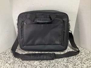 Dell Briefcase 14" Laptop Notebook Travel Shoulder Bag Case Black 15x12x3" EUC - Picture 1 of 8