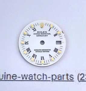 Original Rolex Datejust 26 mm Lady Date 69173 esfera oro blanco romano - Imagen 1 de 3