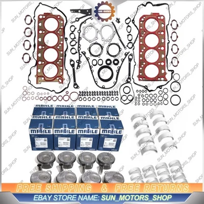 Engine Overhaul Pistons Gasket Kit For Porsche Cayenne Panamera S 4S V8 GTS 4.8L - Image 1 of 4