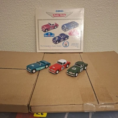Corgi 97730  The Competitions Austin Healey Set 1/43 Scale Models . (2) - Image 1 of 4