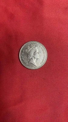 1992 UK 10 Pence Coin – Elizabeth II – British Lion – Vintage Decimal Coin - Image 1 of 3