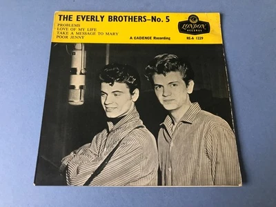 SLEEVE ONLY - The Everly Brothers - No.5 - 7" EP SLEEVE ONLY - Image 1 of 4