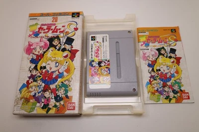 Sailor Moon S Puzzle Nintendo Super Famicom Japan Box Manual *US Seller* *Works* - Image 1 of 4