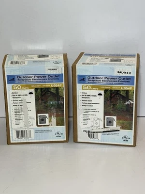 Midwest Electric GE U054P RV Power Outlet Panels Outdoor NEW - Image 1 of 4