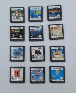 Lot of 12 Nintendo DS Games TESTED with Storage Case - CARTRIDGES ONLY Star Wars - Picture 1 of 20