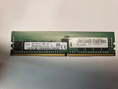 SK Hynix 16GB (1x16GB) 1Rx4 PC4-2666V DDR4 Registrado ECC Servidor RAM Foto 1 de 3