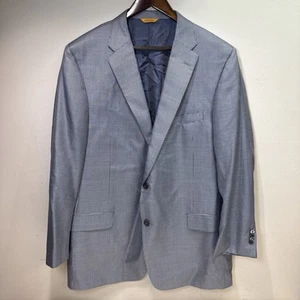 HICKEY FREEMAN 55 % Seide 45 % Wolle grau Sport Mantel Blazer USA - Bild 1 von 7