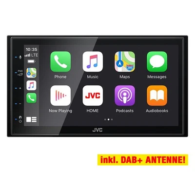 JVC 2-DIN KW-M565DBT Auto Radioset für SKODA Fabia 2 & Roomster 5J - Bild 1 von 4