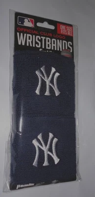 PULSERAS FRANKLIN NEW YORK YANKEES MLB 2.5" Logo Oficial Equipo Pulseras ~ NUEVAS Foto 1 de 4