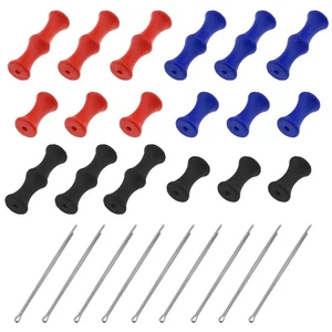 9 Sets Archery Finger Protectors Silicone Bowstring Finger Guard Protective E... - Picture 1 of 7